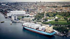 Am Mittwoch, 13.09., ist die Laura Maersk in Kopenhagen am Ort der Zeremonie angekommen.