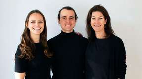 Das Hey Circle-Führungsteam: Rebecca Steinke (COO), Morris Kurz (CTO) und Doris Diebold (Gründerin und CEO) - von links.