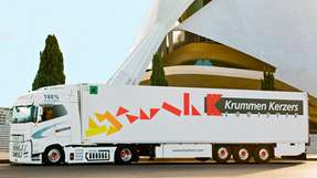 Mit einem E-Lkw hat ein Fahrer von Krummen Kerzers die Strecke von Zürich nach Valencia und zurück absolviert.